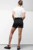 Denim Short With Turn Up Black sold by Ackermas