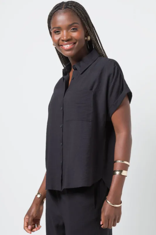 Short Sleeve Shirt Black sold by Ackermas