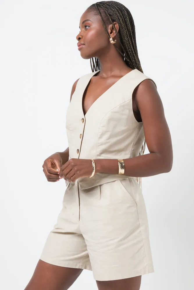 Waistcoat Natural sold by Ackermas product image thumbnail 2