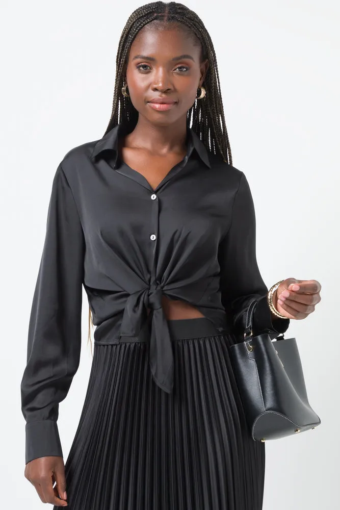 Long Sleeve Shirt Black sold by Ackermas