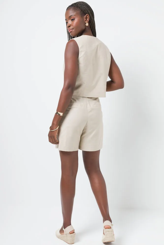 Bermuda Shorts Natural sold by Ackermas product image thumbnail 3