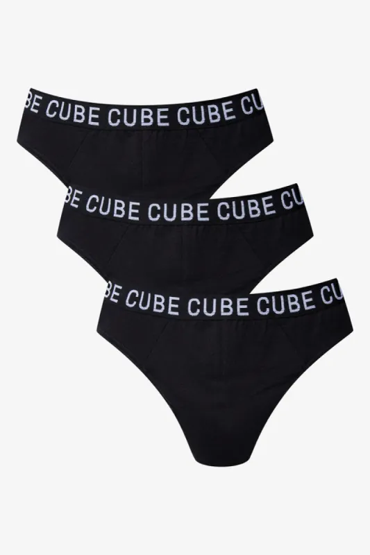 3 Pack Comfort Briefs Black sold by Ackermas