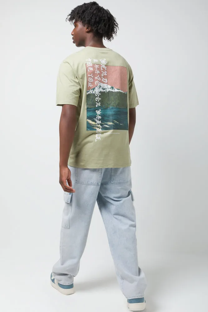 Cargo Loose Fit Denim Jeans Light Blue sold by Ackermas product image thumbnail 4