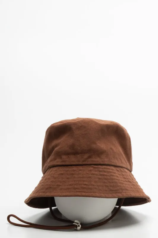 Bucket Hat Brown sold by Ackermas