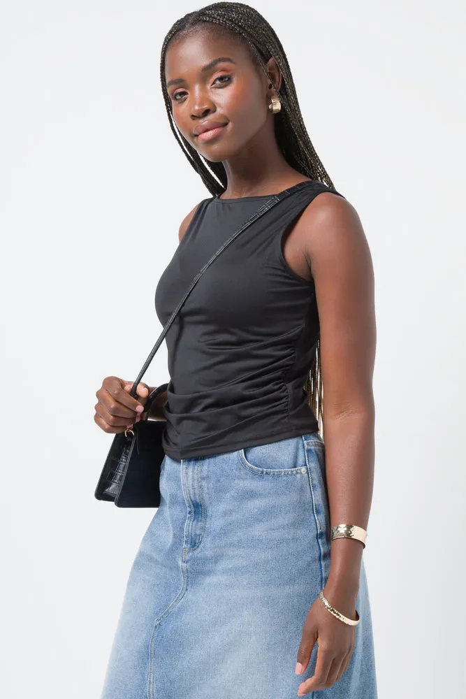 Side Ruch Top Black sold by Ackermas product image thumbnail 2