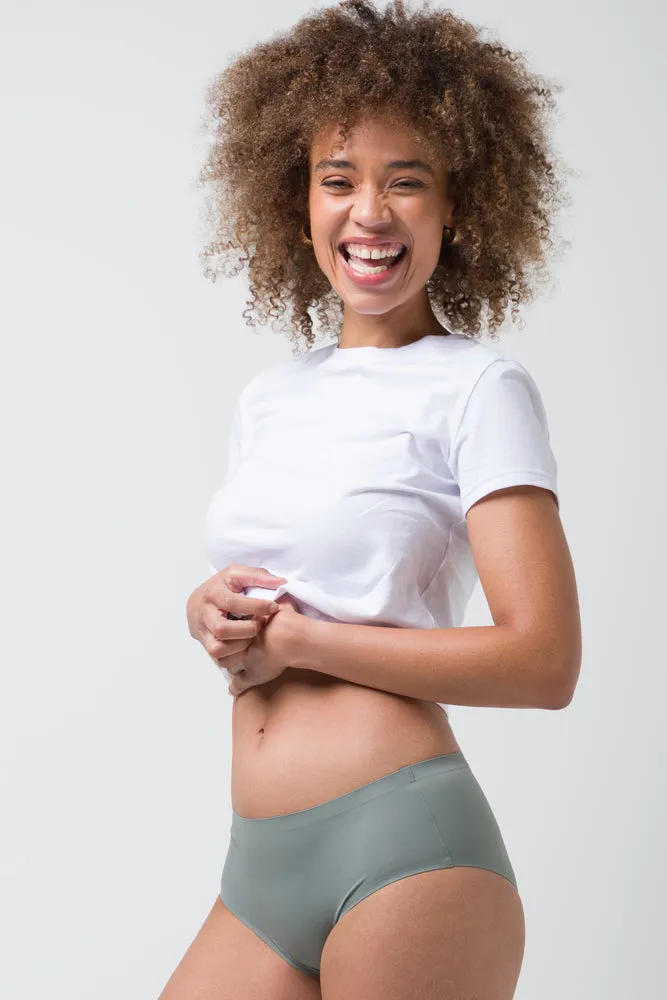 2 Pack Bonded Boyleg Panties Dusty Green sold by Ackermas product image thumbnail 2