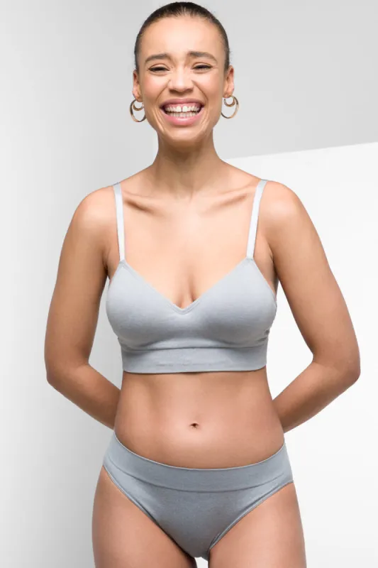 Seam-free Bralette Grey sold by Ackermas