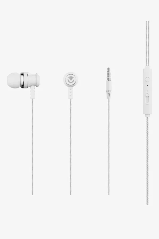 Volkano Stannic Earphones Wht sold by Ackermas