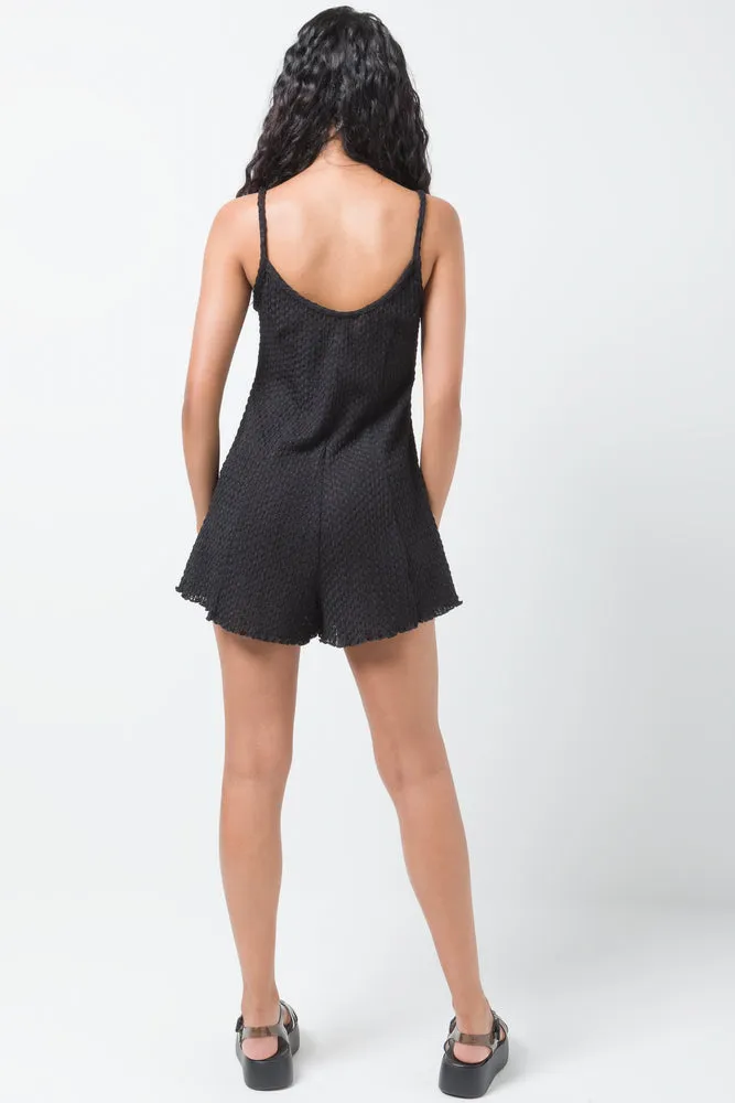 Textured Playsuit Black sold by Ackermas product image thumbnail 3