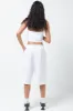 Wide Leg Short Pants White sold by Ackermas