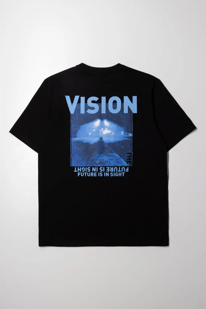 Graphic T-Shirt Black sold by Ackermas product image thumbnail 3