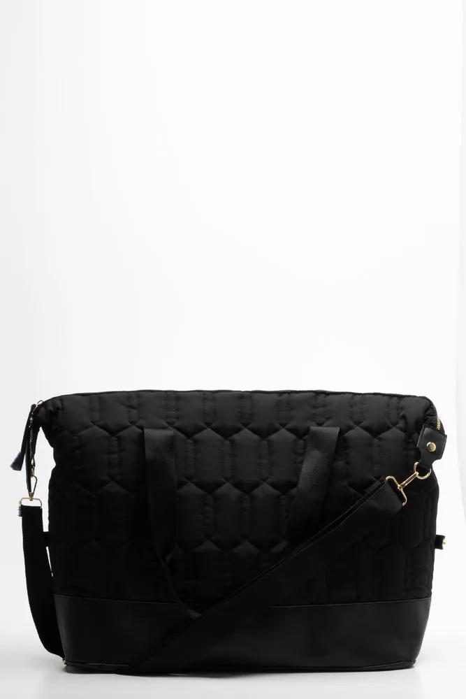 Travel Bag With Cosmetics Bag Set Black sold by Ackermas product image thumbnail 3