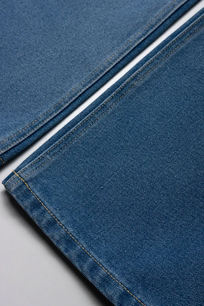 Ripped Straight Leg Denim Jeans Blue sold by Ackermas product image thumbnail 2