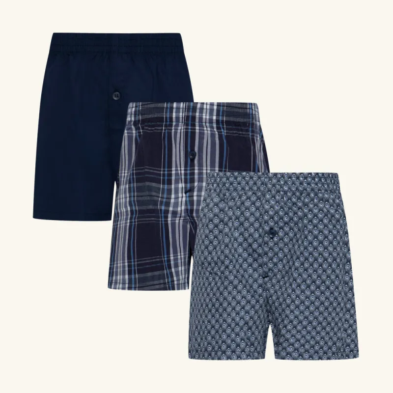 3 Pack Boxers Blue sold by Ackermas