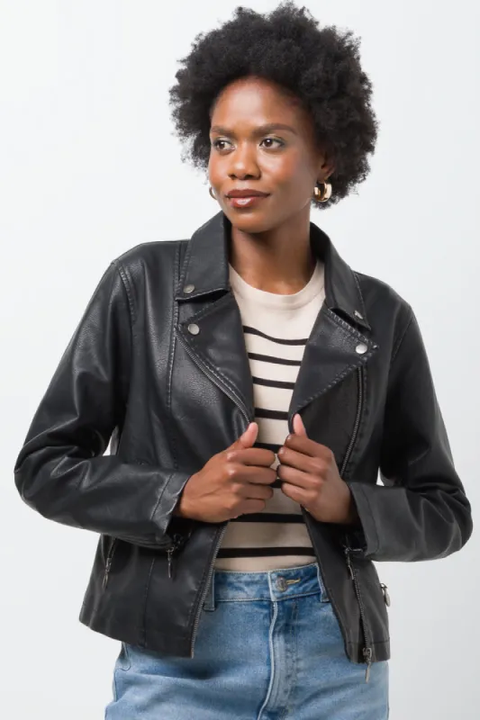 Biker Jacket Black sold by Ackermas