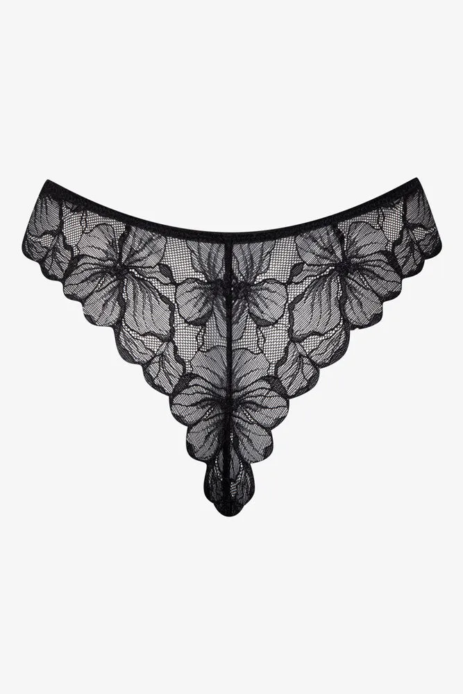 Lace Thong Black sold by Ackermas product image thumbnail 2