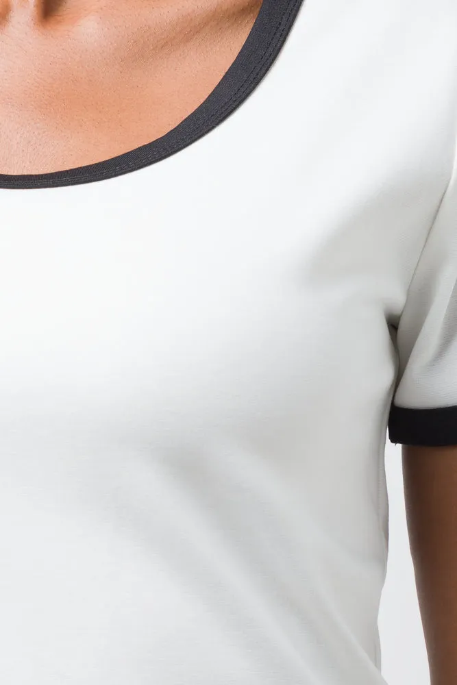 Short Sleeve Top White sold by Ackermas product image thumbnail 4