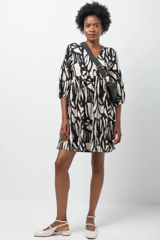 Long Sleeve Dress Black sold by Ackermas