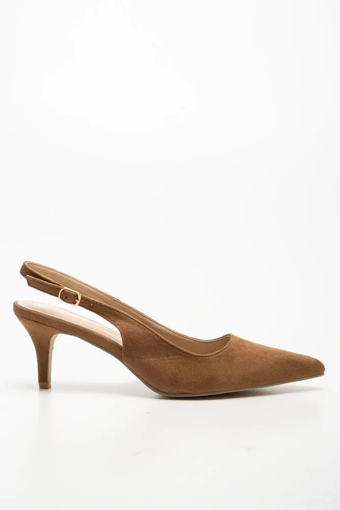 Slingback Heel Brown sold by Ackermas product image thumbnail 2