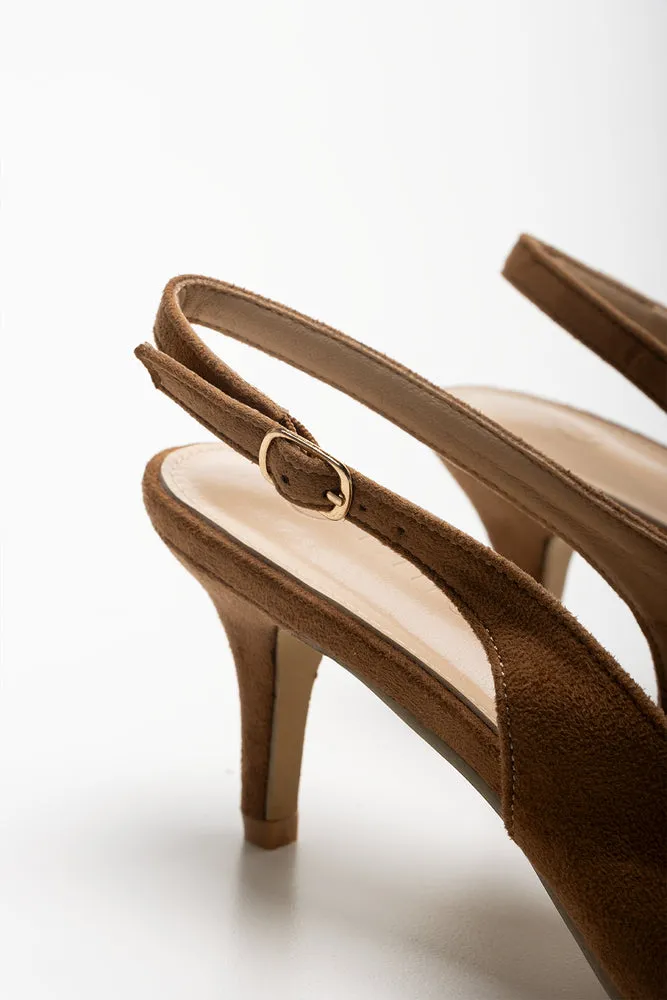 Slingback Heel Brown sold by Ackermas product image thumbnail 4