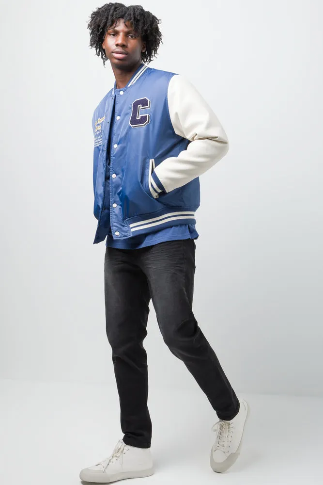 Basketball Jacket Navy sold by Ackermas product image thumbnail 2