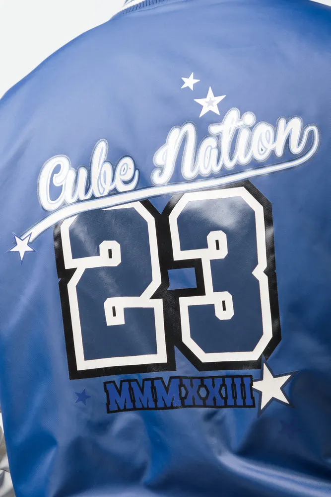 Basketball Jacket Navy sold by Ackermas product image thumbnail 4