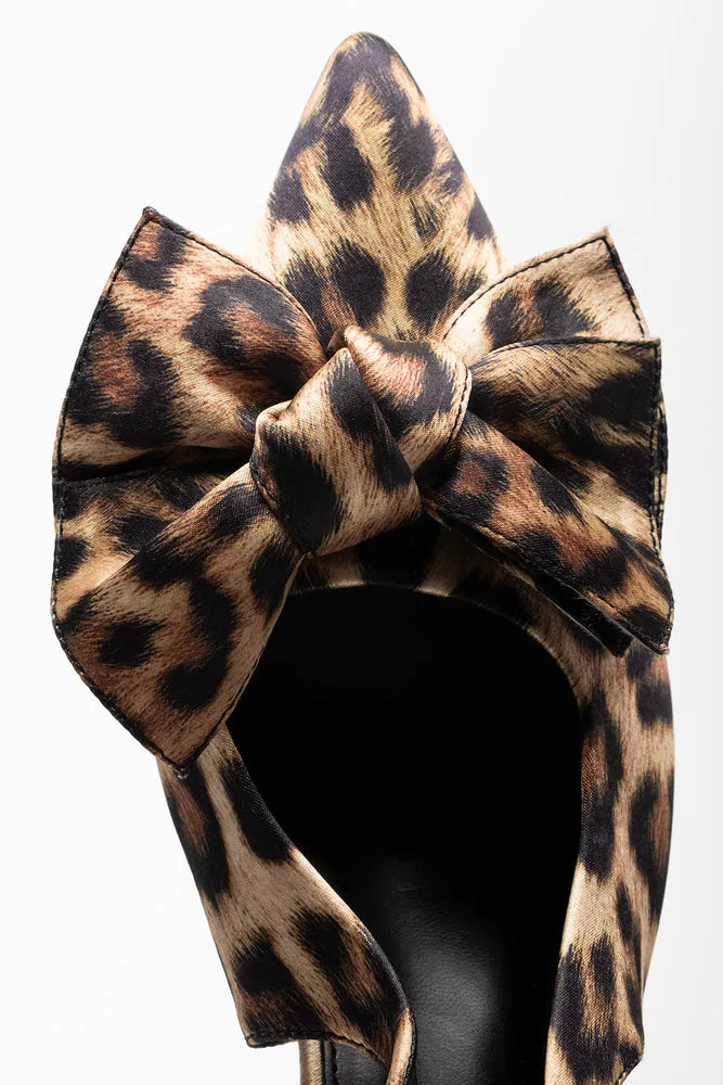 Leopard Print Sling Back Heels Multi sold by Ackermas product image thumbnail 5