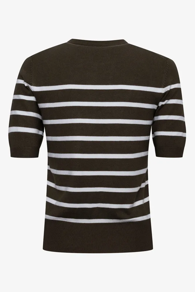 Stripe Crew Neck Jersey Green sold by Ackermas product image thumbnail 2