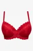 Plus Size 2 Pack Lace Balconette Bras Red And Black sold by Ackermas