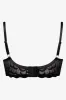 Plus Size 2 Pack Lace Balconette Bras Red And Black sold by Ackermas