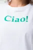 Ciao Short Sleeve T-Shirt White sold by Ackermas