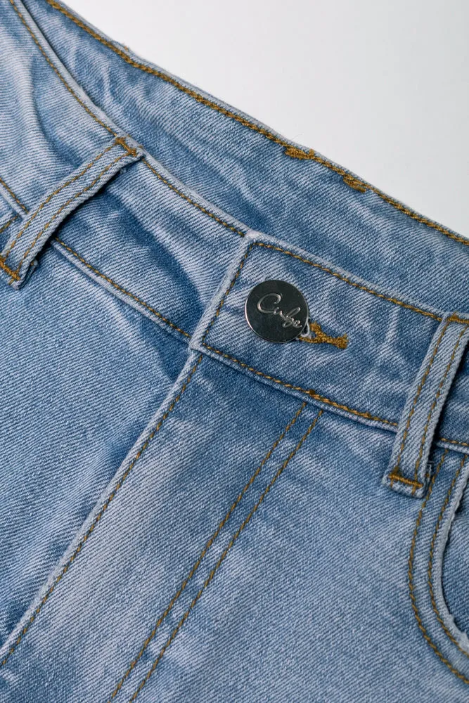 Wide Leg Denim Jean Blue sold by Ackermas product image thumbnail 2