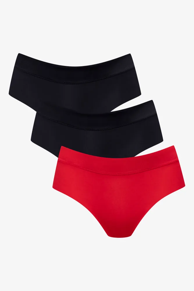 3 Pack Lazer Cut Boylegs Red And Black sold by Ackermas