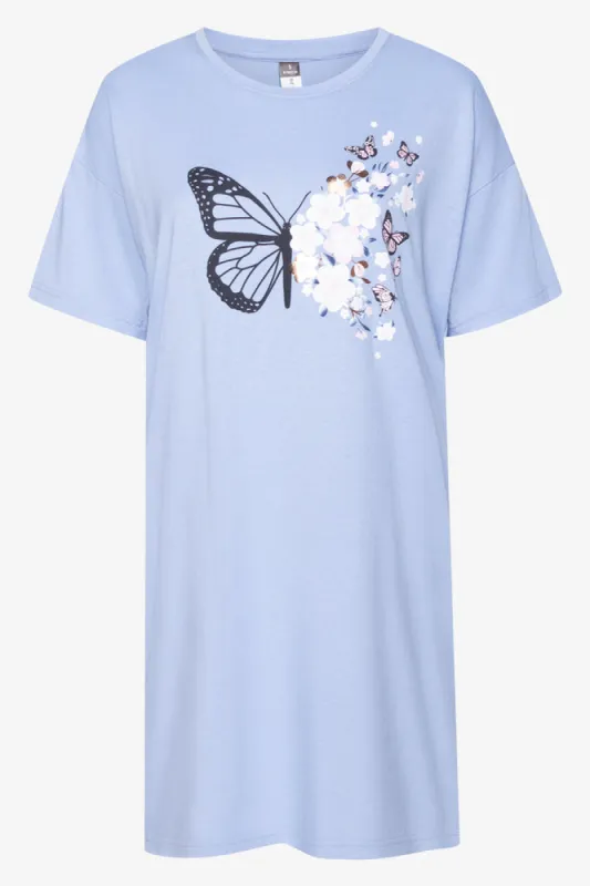 Butterfly Sleepshirt Blue sold by Ackermas