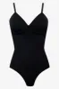 Shapewear Moulded Thong Bodysuit Black sold by Ackermas