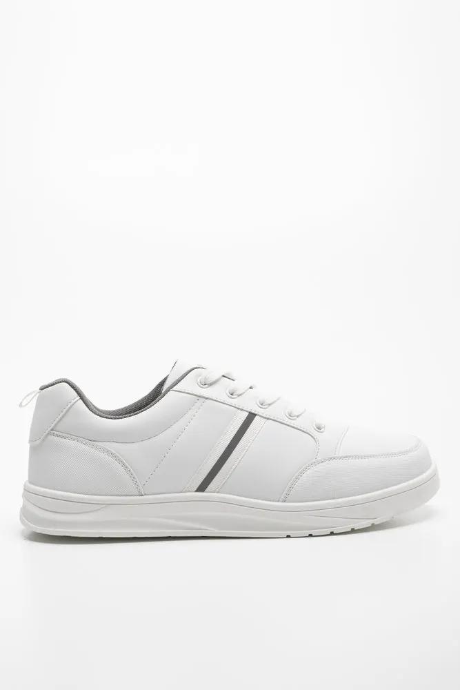 Lace Up Trainers White sold by Ackermas product image thumbnail 2