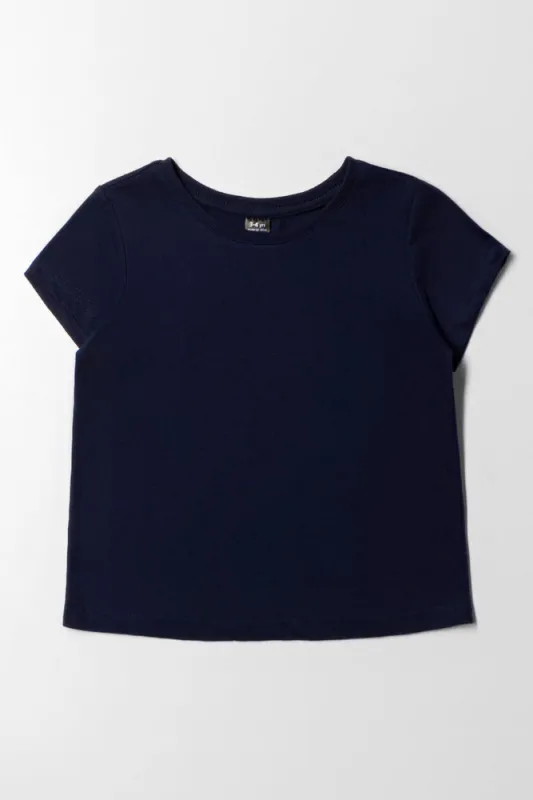 Short Sleeve T-Shirt Navy sold by Ackermas