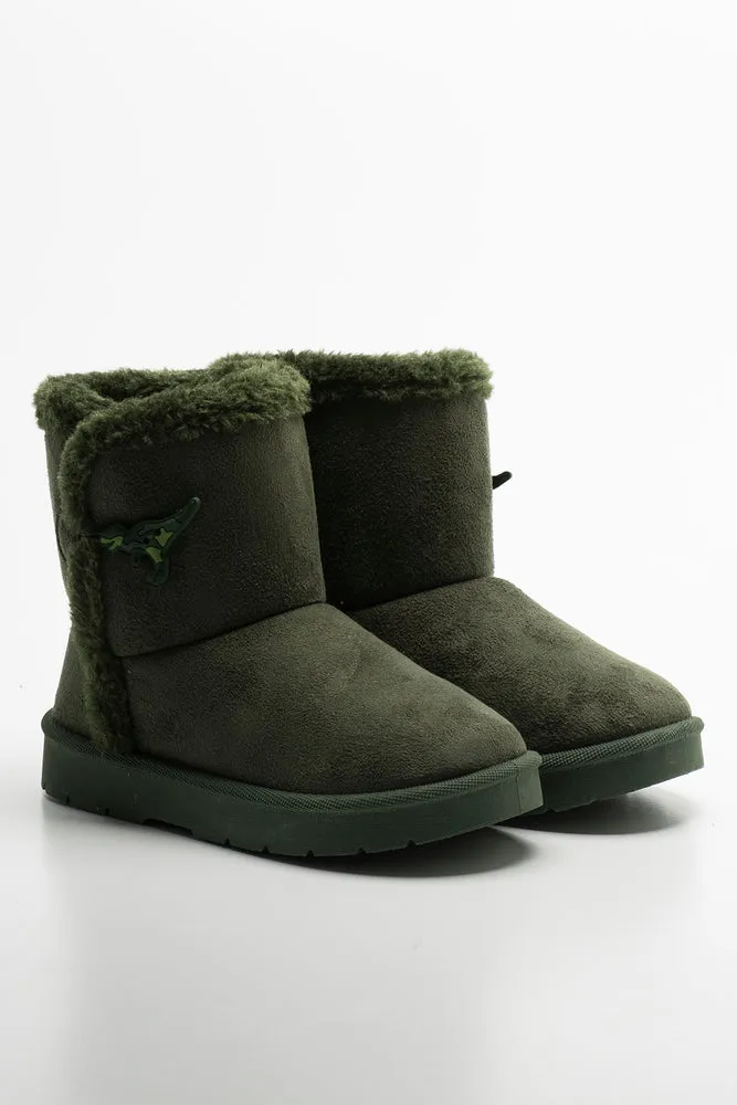 Button Comfy Boot Green sold by Ackermas