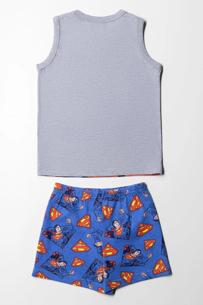 Superman Sleeveless Pyjamas Grey sold by Ackermas product image thumbnail 4