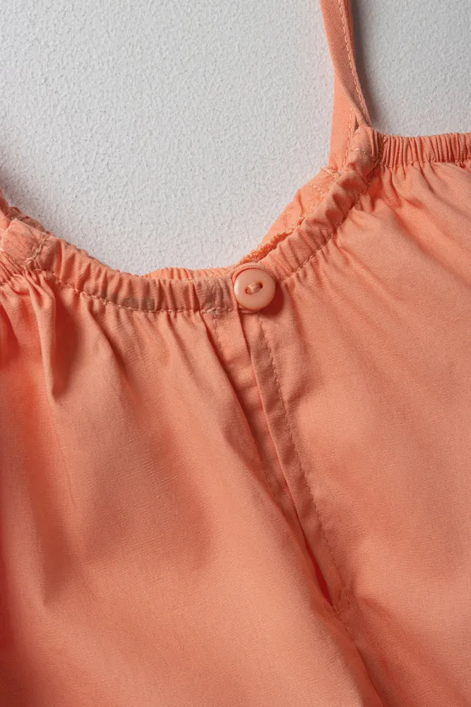 Halter-Neck Tent Dress Coral sold by Ackermas product image thumbnail 2