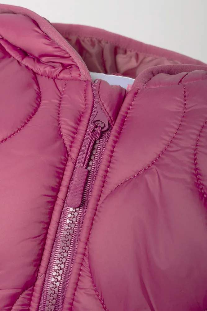 Hooded Puffer Jacket Purple sold by Ackermas product image thumbnail 2