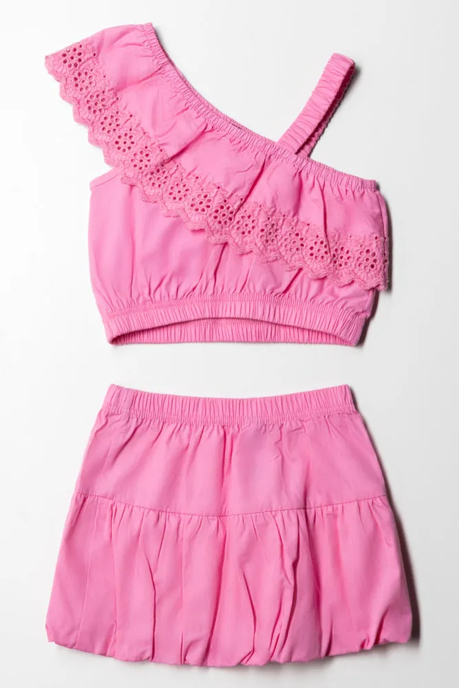 Top and Skirt Set Pink sold by Ackermas product image thumbnail 4