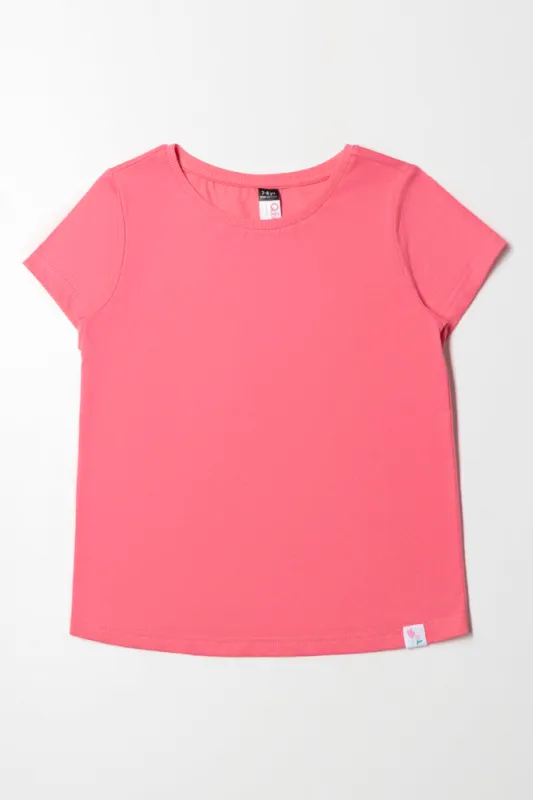 Short Sleeve T-Shirt Pink sold by Ackermas