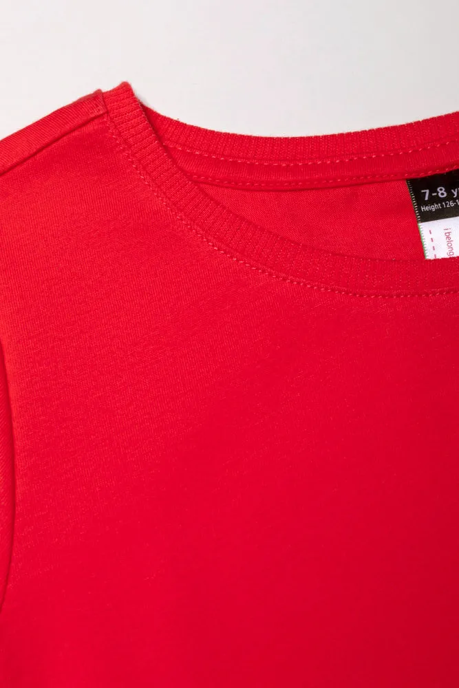 Short Sleeve T-Shirt Red sold by Ackermas product image thumbnail 2