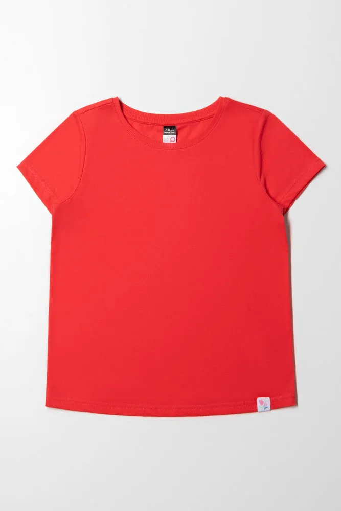 Short Sleeve T-Shirt Red sold by Ackermas