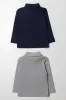 2 Pack Polonecks Navy And Grey sold by Ackermas