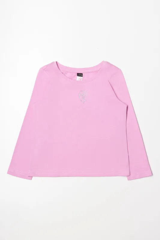 Long Sleeve T-Shirt Lilac sold by Ackermas