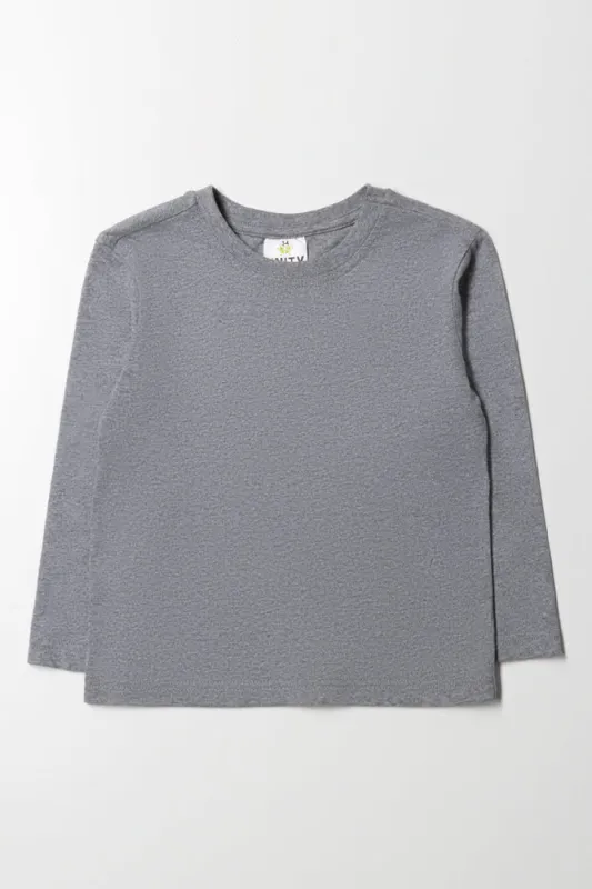 Long Sleeve T-Shirt Grey sold by Ackermas
