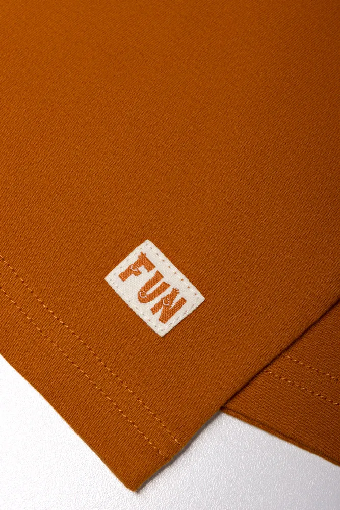 Long Sleeve T-Shirt Brown sold by Ackermas product image thumbnail 2