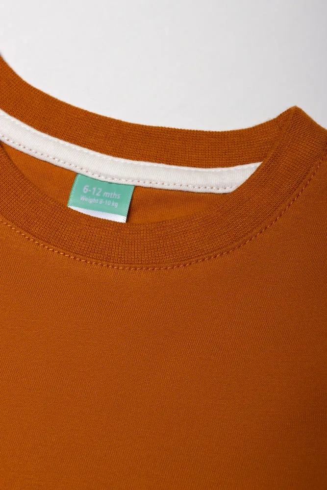 Long Sleeve T-Shirt Brown sold by Ackermas product image thumbnail 3